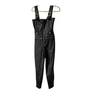 Weworewhat Vegan leather jumpsuit
